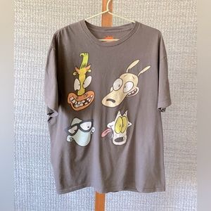 Vintage Nickelodeon Rocko’s Modern Life Short Sleeve Shirt XXL